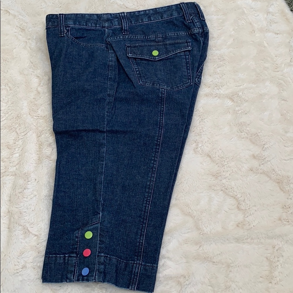 Christopher $ Banks denim Capri